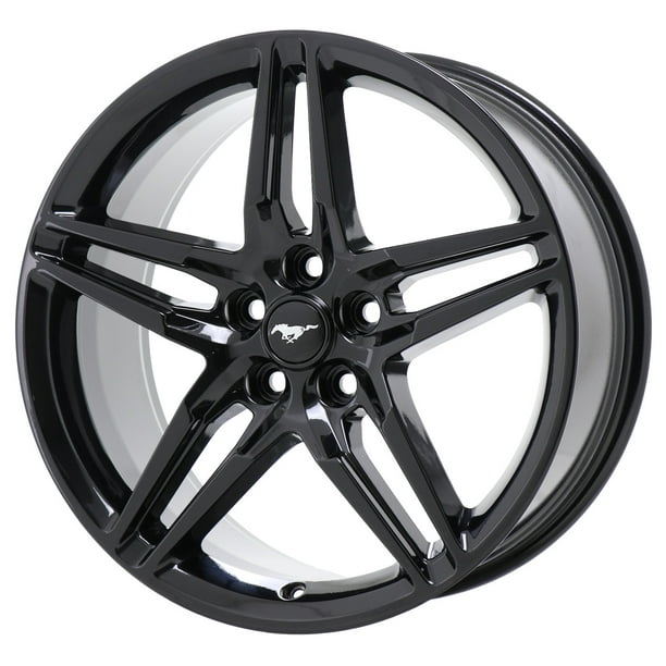 FORD MUSTANG 2018 - 2020 GLOSS BLACK Factory OEM Wheel Rim (Not