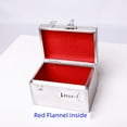 thumbnail image 2 of Stainless steel password box   's piggy bank coin box double lock cash box ballot box Love donation box, 2 of 2