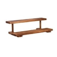 thumbnail image 1 of lionlar Wood Display Riser Jewelry Organizer Rack Fashion Decoration Collectibles Display Stand Showcase Fixtures for Figurines Hotel 2 Layer, 1 of 9