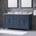 thumbnail image 5 of Ove Decors Tahoe 60 in W x 21 in D Midnight Blue Bathroom Vanity with Engineered Marble Countertop and Framed Wall Mirrors, 5 of 20
