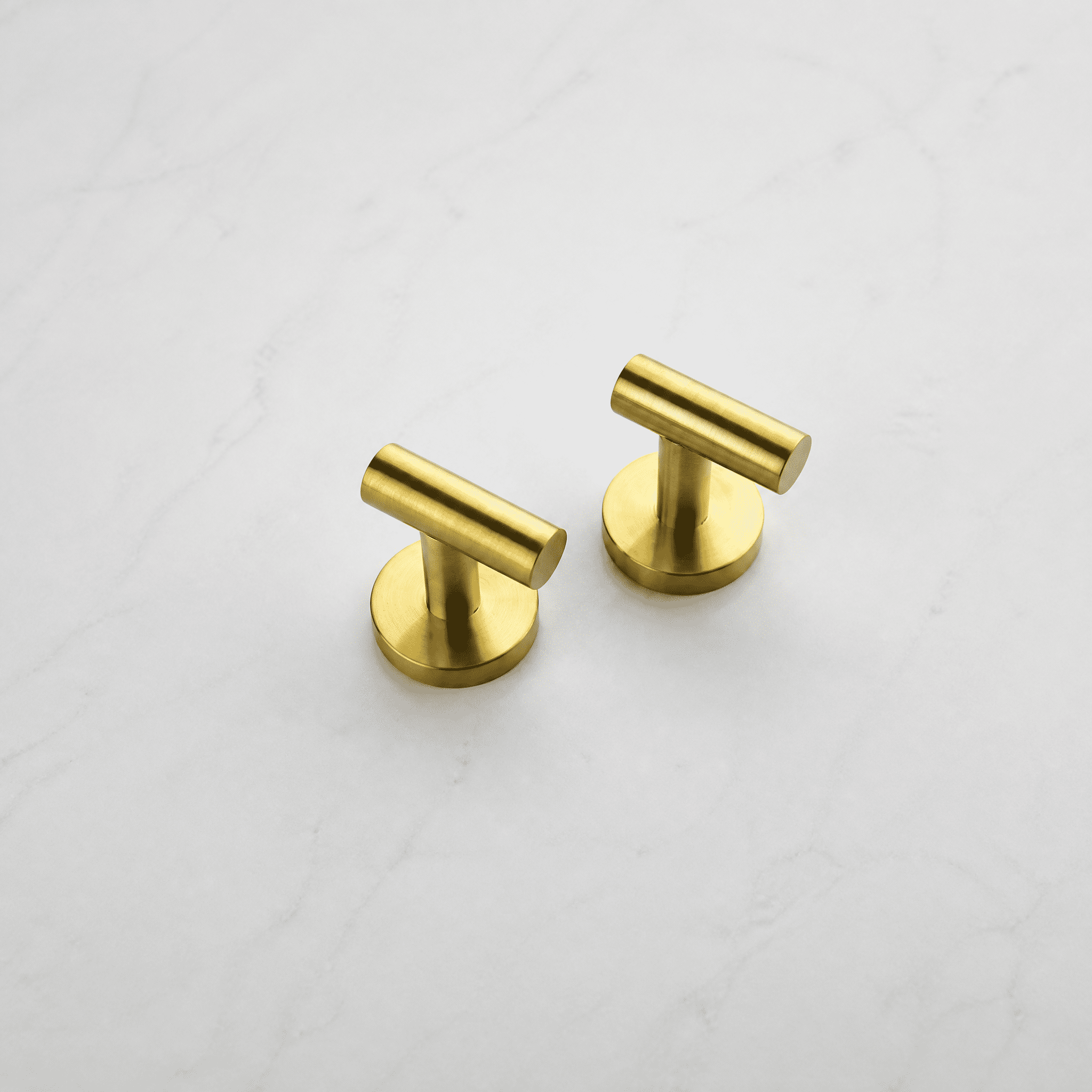2-Pack Wall-Mounted Stainless Steel Bathroom Towel Hooks/Coat Hooks for Bathroom, Bedroom, Kitchen