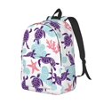 thumbnail image 2 of Balery Ornamental Turtles Vintage Canvas Backpack for Men and Women - Large Capacity, Durable Travel Laptop Bag for School, Work, Hiking, and Outdoor Activities, 2 of 7