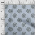 thumbnail image 1 of oneOone Cotton Silk Fabric Floral Block Print Fabric By The Yard 42 Inch Wide, 1 of 4