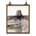 thumbnail image 2 of Print: Devil's Tower. With Water Scene From East Side, 1200 High, 800, 2 of 4