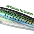 thumbnail image 5 of Señuelo Duro de Pececillo Hundido de 120 mm para Agua Salada, Jerkbait , Cebo Artificial para Lubina, Accesorios de Pesca en el Mar. B, 5 of 5