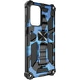 thumbnail image 2 of Camouflage Case for Samsung Galaxy A03 Core (Not A03), Military Grade Heavy Duty Shockproof [Built-in Magnetic Kickstand] Army Camo Phone Cover Case for Samsung Galaxy A03 Core MC Dark Blue, 2 of 7