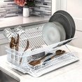 thumbnail image 4 of Better Houseware Utensil Drying Rack - 3 Compartment (White), 4 of 4