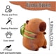 thumbnail image 2 of Cute Capybara Plush Toy capybara Plush with Turtle BackpackRealistic Soft Stuffed Animal 25cm Capybara Plush Toy Stuffed Capybara for Kids Gift 2025, 2 of 5