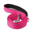 thumbnail image 4 of Reflective Dog Leash Comfortable Professional Heavy Duty 6 Foot Easy Clean, Nylon Braided Dog Training Leash, for Small Large Dogs for Jogging rose red, 4 of 9