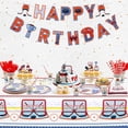 thumbnail image 3 of Hockey Theme Party Supplies - 122 Pcs Hockey Plates Napkins Tablecloth Set, for Kid's Hockey Fans Birthday Gameday - Serves 40, 3 of 7