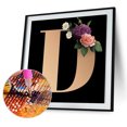 thumbnail image 1 of Cuadros Decorativos Full Square Drill Poster 5D DIY Diamante Pintura flor alfabeto Kit Craft DQrwqpou Nuevos Originales, 1 of 9