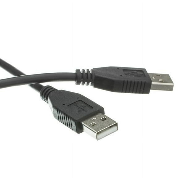 USB 2.0 Type A Male to Type A Male Cable, 3 ft.