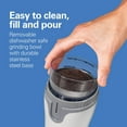 thumbnail image 4 of Hamilton Beach Fresh Grind Electric Coffee Grinder for Beans, Spices and More, Stainless Steel Blades, Removable Chamber, Makes up to 12 Cups, White, 4 of 4