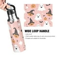 thumbnail image 4 of Yayeee 20oz Insulated Water Bottle Double Wall Stainless Steel with Flip Straw Lid, Pastel Pink Halloween, 4 of 7