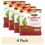 (4 pack) ZuPreem® FruitBlend® Flavor with Natural Flavors Bird Food for Small Birds