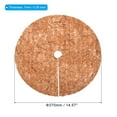 thumbnail image 2 of Uxcell 15" Coconut Fiber Mulch Ring Thick Mat Tree Protector Root Soil Cover, 5 Pack, 2 of 5