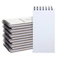 thumbnail image 3 of Juvale Ensemble de Cahiers pour Reporters - Cahier à Reliure Supérieure et Bloc-Notes Sténo pour le Journalisme et les Notes de Terrain - Design à Spirale - 4 x 8 Po Blanc, 12 Unités, 3 of 8