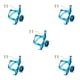 thumbnail image 1 of Wosthever Práctico portabidón para bicicletas - Ligero y ajustable Fácil de instalar Portabidón duradero Bilateral blue+base Type2 NO2, 1 of 6