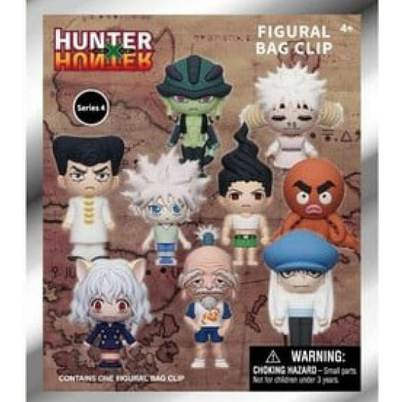 3D Figural Foam Bag Clip Hunter x Hunter Series 4 Mystery Pack (1 RANDOM Figure)