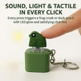 thumbnail image 3 of Frog Croaking Keychain with LED Light – Rechargeable Sensory Sound Button, Portable Fidget Tool for Adults Seeking Focus and Stress Relief On The Go (mix), 3 of 6