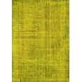 thumbnail image 1 of Ahgly Company Machine Washable Indoor Rectangle Persian Yellow Traditional Area Rugs, 7' x 9', 1 of 4