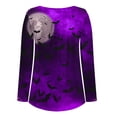 thumbnail image 3 of Ichuanyi Liquidación de mujeres Capasés impresos para mujeres Botones de manga redonda de cuello largo Tops de blusa ICHUANYI WER202308215713, 3 of 4
