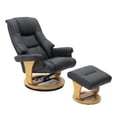 thumbnail image 1 of Sillón Reposet VANLIG con Taburete Reposapie Paris Negro, 1 of 5