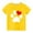 Yellow, variant on MeetoTime Kids Boys Girls Short-sleeved Tops Printed Round Neck Cotton T-shirt Children Summer Clothes