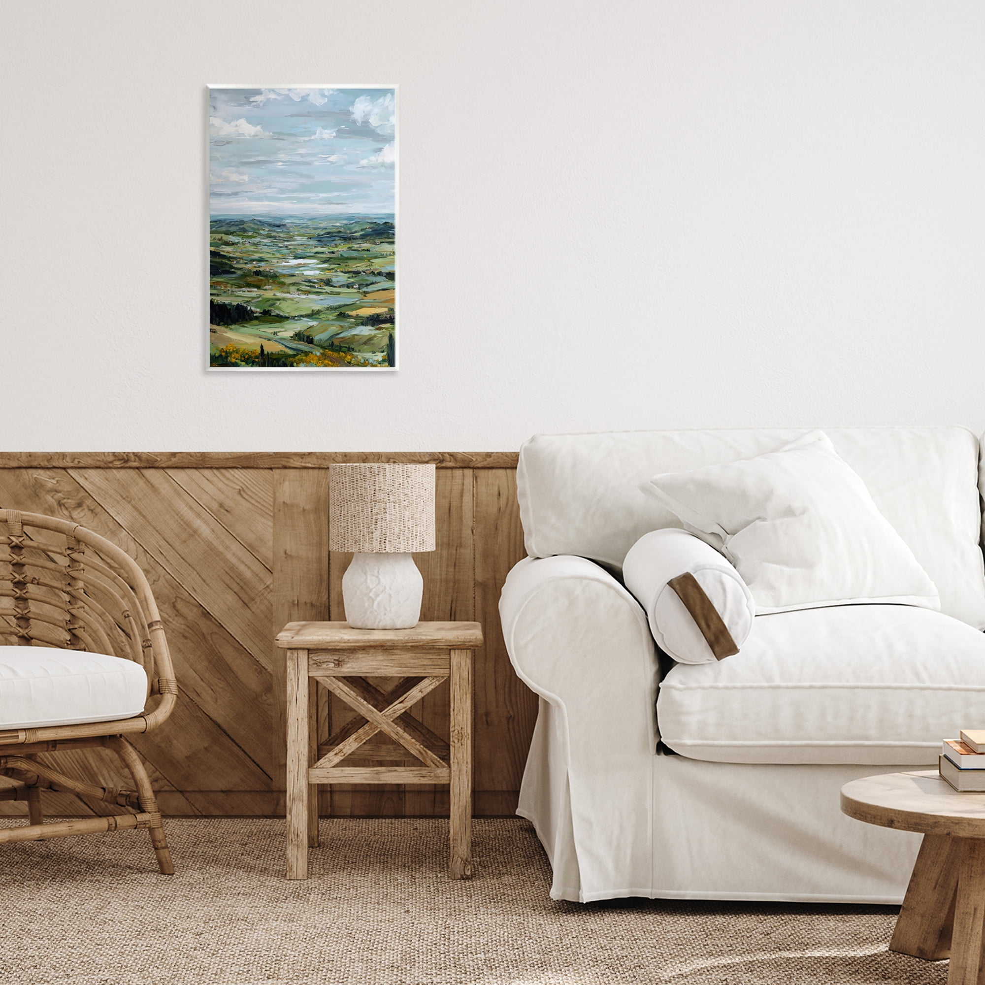 Stupell Industries Valley Living with Verdant Hills Wall Plaque Art, design by Petal Prints Design