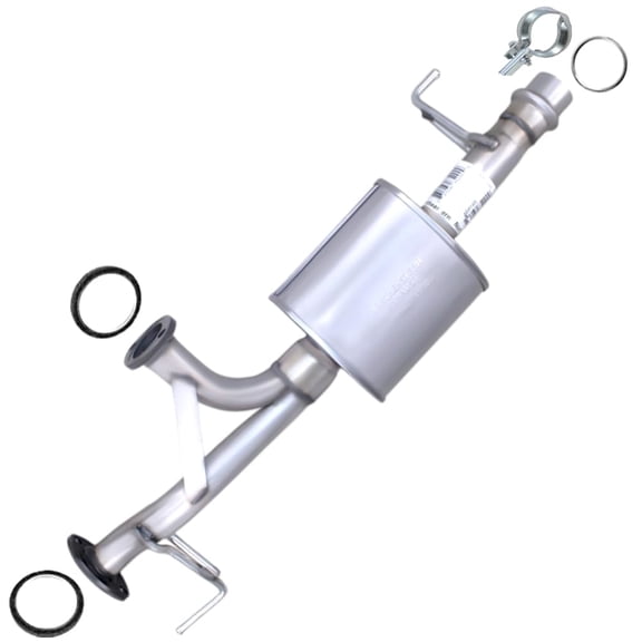 Northeastern Exhaust Center Muffler Fits 2004-2006 Toyota Tundra Regular and Extended Cab – Direct Fit (After 8/04) | Stainless Steel