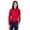 Red, variant on Harriton M500W Ladies Easy Blend Long-Sleeve Twill Shirt with Stain-Release