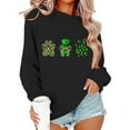 thumbnail image 6 of Abomasnow St Patricks Day USA Shirts for Women Long Sleeve Crewneck Irish Gift Sweatshirts Oversized Saint Patty's Pullover Tops, 6 of 6