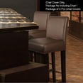 thumbnail image 2 of PiccoCasa Waterproof Bar Stool Covers for Counter Height Side Chair Covers Coffee Color 2, 2 of 9