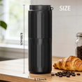 thumbnail image 6 of Auseo Portable Coffee Grinder & Brewer Combo, 5-Speed Adjustable Electric Grinder with Insulation, Perfect for Iced Americano, Travel & Office Use,  Ideal Gift for Coffee Lovers (Black), 6 of 7