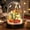 C, variant on Musical Rotating Christmas Tree Snow Globe Light Up Tabletop Holiday Decoration Glass Dome 1 Count