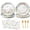 White, variant on 75Pcs Wildflower Plates and Napkins Party Supplies, Floral Paper Plates Wildflower Baby Shower Decorations Flower Party Plates Set for Spring Birthday Bridal Shower Tea Garden Party Decor, Serves 25