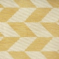 thumbnail image 4 of Nicole Miller New York Patio Country Calla Contemporary Herringbone Indoor/Outdoor Area Rug, Yellow/Cream, 7'9"x10'2", 4 of 9