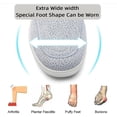 thumbnail image 6 of Men's Diabetic Shoes Extra Wide Width, Slip On Walking Sneakers for Swollen Feet & Edema, Orthopedic Shoes with Arch Support for Elderly Foot Pain Relief, 6 of 9