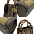 thumbnail image 4 of Pre-Owned GUCCI Handbag Shoulder Bag Jumbo GG Diana Tote Canvas Leather Brown Women's 655661 z1915 (Good), 4 of 5