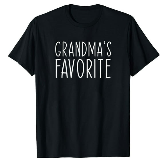 AALJY Grandma's Favorite Funny Grandparent Grandchild T-Shirt