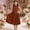 Glisme Brown56, variant on Glisme Girls Dresses Elegant Long Dress With Pleated Skirt And Sleeveless Design For Summer Formal Occasions And Party Dress Red Sundress Size 8-9 Years