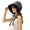 Black, variant on Japanese Style Sun Visor Hat Breathable Sun Cap Lightweight Face Design for Outdoor Activities Wool Blend