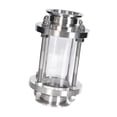 thumbnail image 2 of DOLITY Straight Sightglass Easy to Install Thick Glass for Liquid Flow Observation 15cm, 2 of 9