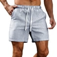 thumbnail image 2 of Guluxicc Men's Beach Shorts Elastic Waist Drawstring Summer Casual Shorts with Pockets, 2 of 9