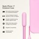 thumbnail image 2 of Funda para teléfono Beats iPhone 17 con soporte MagSafe Pebble Pink, 2 of 6