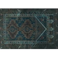 thumbnail image 1 of Ahgly Company Machine Washable Indoor Rectangle Persian Light Blue Traditional Area Rugs, 5' x 7', 1 of 4