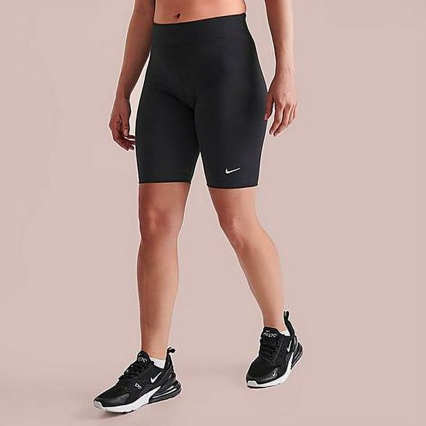 Nike Womens Sportswear Essential High Waist Bike Shorts Black XS