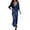 A-Blue814, variant on Knit Sweater Satin Two Piece Outfit Set for Women V Neck Long Sleeve Midi Casual Sets