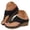 Black, variant on Dakaela Orthopedic Sandals for Women 2026 with Arch Support Wedge Platform Flip Flops Non Slip Wide Width Casual Dressy Summer Beach Shoes Beige Size 6.5