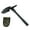 Black, variant on Windfall Military Folding Camping Shovel,Multifunctional Portable Survival Shovel Spade,High Carbon Steel Entrenching Tool, Tactical Shovel for Camping, Hiking,Gardening, Fishing, Backpacking